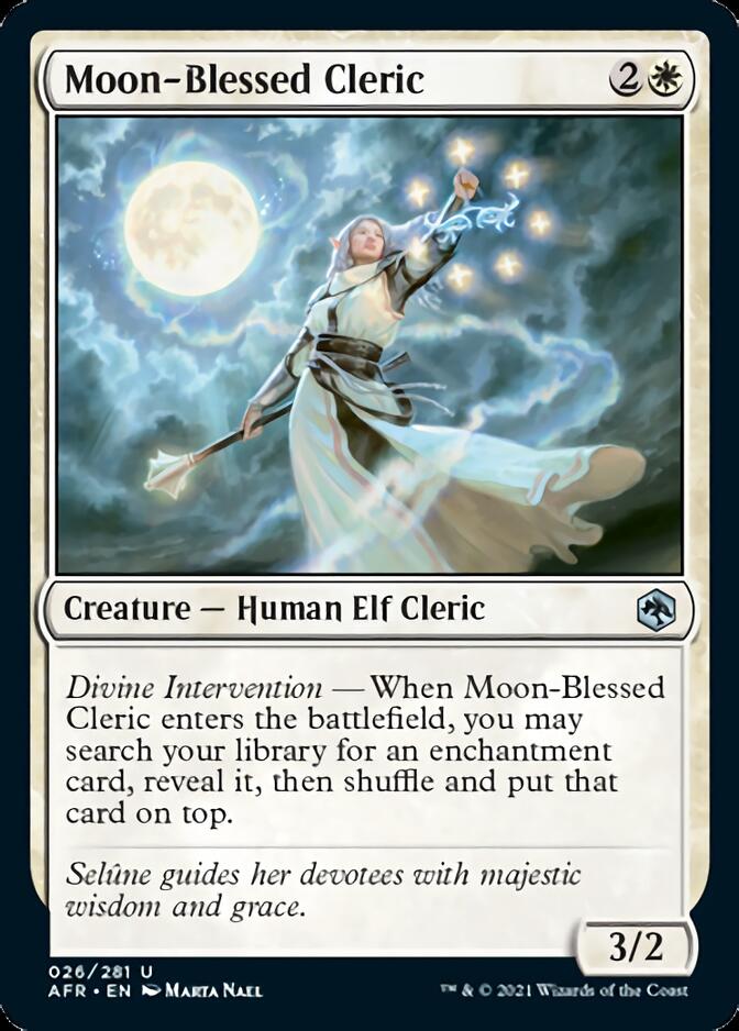 Moon-Blessed Cleric [Dungeons & Dragons: Adventures in the Forgotten Realms] | Boutique FDB TCG