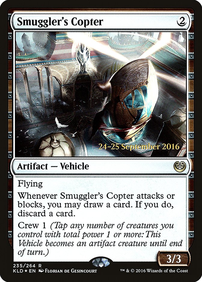 Smuggler's Copter [Kaladesh Prerelease Promos] | Boutique FDB TCG