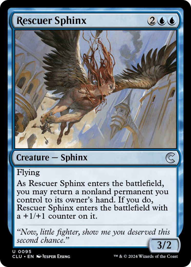 Rescuer Sphinx [Ravnica: Clue Edition] | Boutique FDB TCG