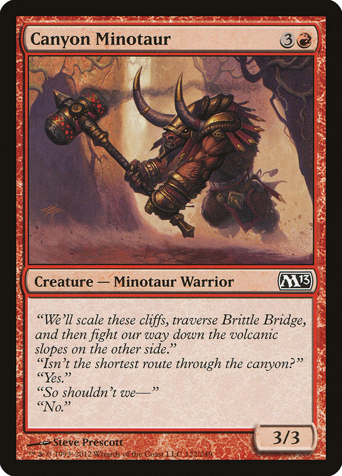 Canyon Minotaur [Magic 2013] | Boutique FDB TCG