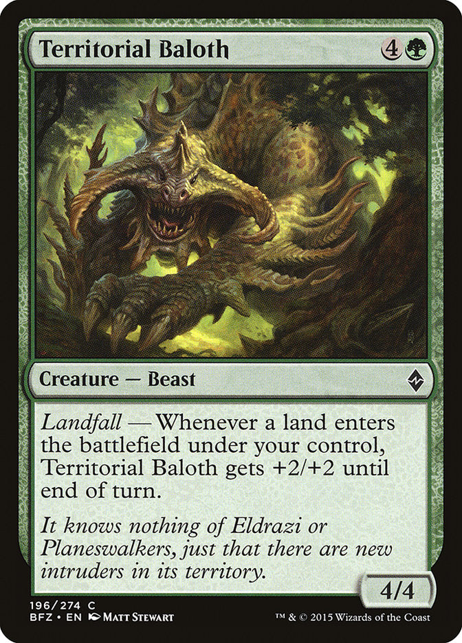 Territorial Baloth [Battle for Zendikar] | Boutique FDB TCG