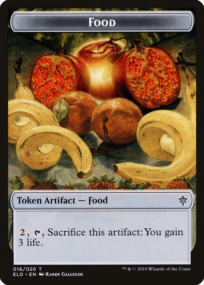 Mouse // Food (16) Double-Sided Token [Throne of Eldraine Tokens] | Boutique FDB TCG