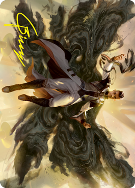 Arrogant Poet Art Card (Gold-Stamped Signature) [Strixhaven: School of Mages Art Series] | Boutique FDB TCG