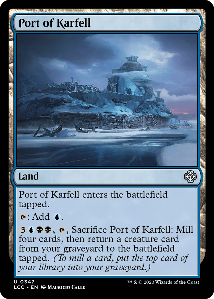 Port of Karfell [The Lost Caverns of Ixalan Commander] | Boutique FDB TCG