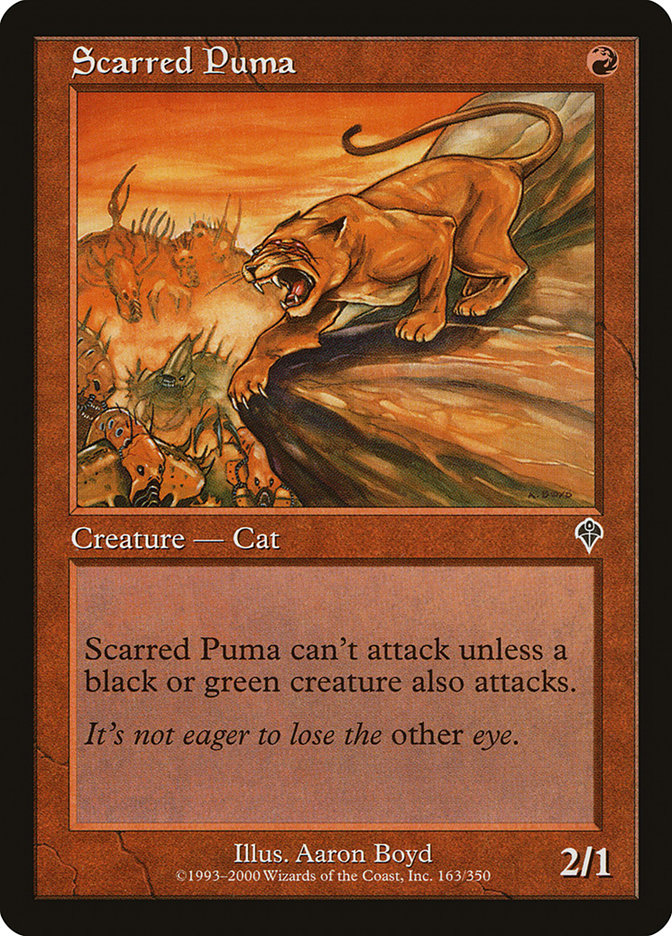 Scarred Puma [Invasion] | Boutique FDB TCG
