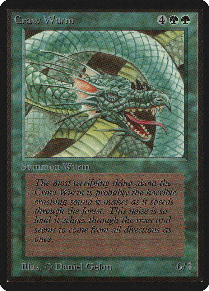 Craw Wurm [Beta Edition] | Boutique FDB TCG