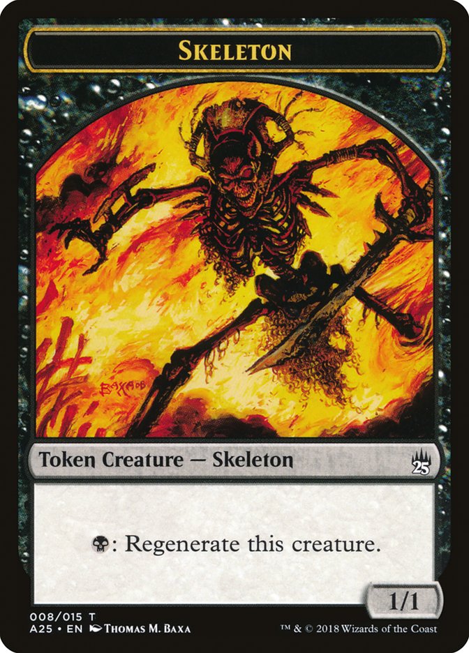 Skeleton Token [Masters 25 Tokens] | Boutique FDB TCG