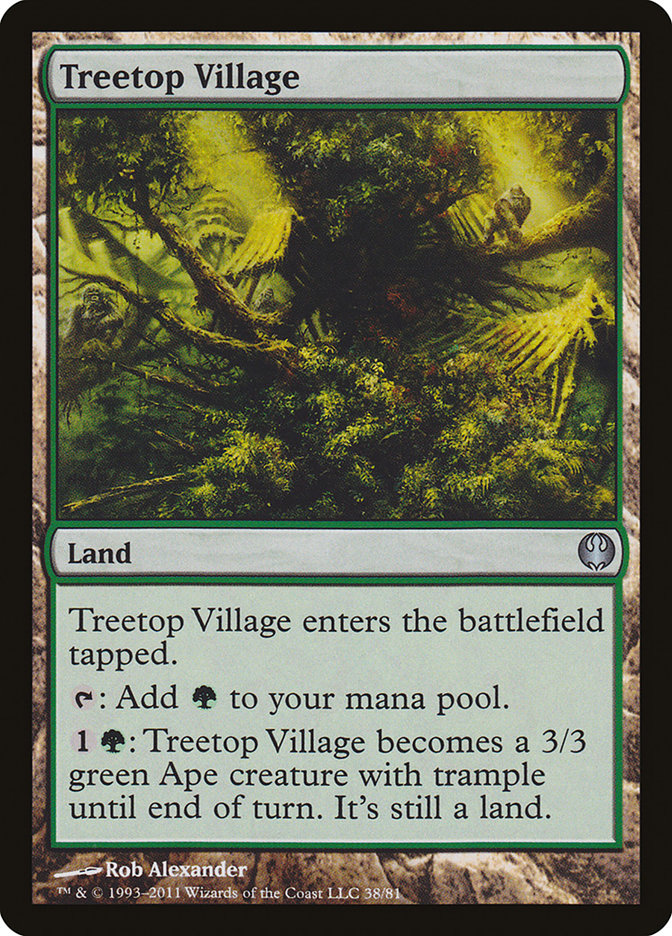 Treetop Village [Duel Decks: Knights vs. Dragons] | Boutique FDB TCG