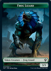 Frog Lizard // Elephant Double-Sided Token [Commander 2021 Tokens] | Boutique FDB TCG