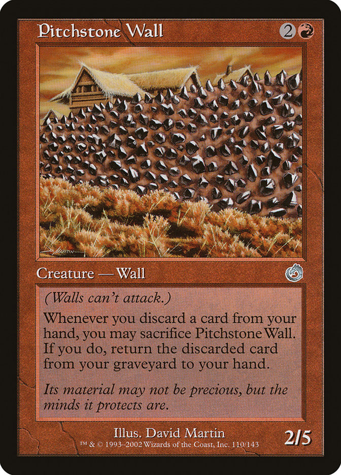 Pitchstone Wall [Torment] | Boutique FDB TCG