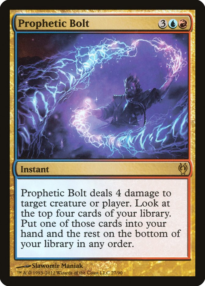 Prophetic Bolt [Duel Decks: Izzet vs. Golgari] | Boutique FDB TCG