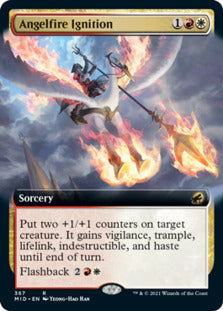 Angelfire Ignition (Extended Art) [Innistrad: Midnight Hunt] | Boutique FDB TCG