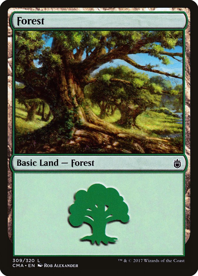 Forest (309) [Commander Anthology] | Boutique FDB TCG