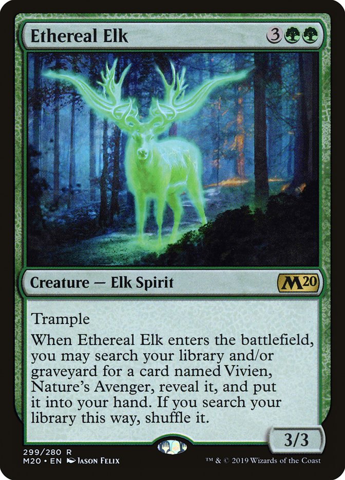 Ethereal Elk [Core Set 2020] | Boutique FDB TCG