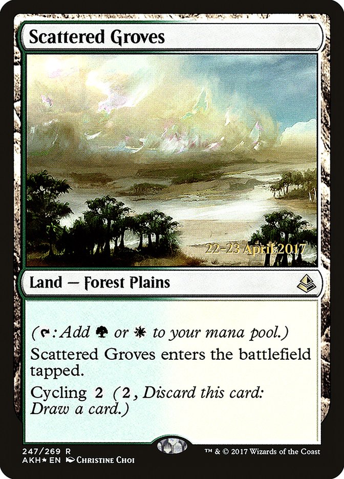 Scattered Groves [Amonkhet Prerelease Promos] | Boutique FDB TCG