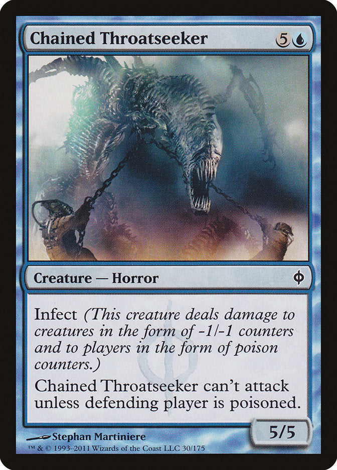 Chained Throatseeker [New Phyrexia] | Boutique FDB TCG
