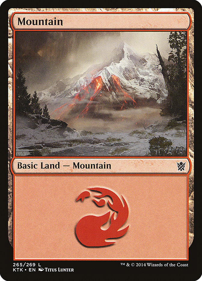 Mountain (265) [Khans of Tarkir] | Boutique FDB TCG