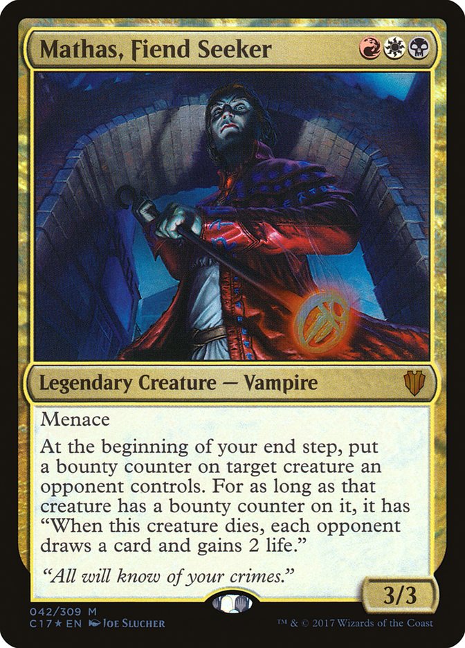 Mathas, Fiend Seeker [Commander 2017] | Boutique FDB TCG