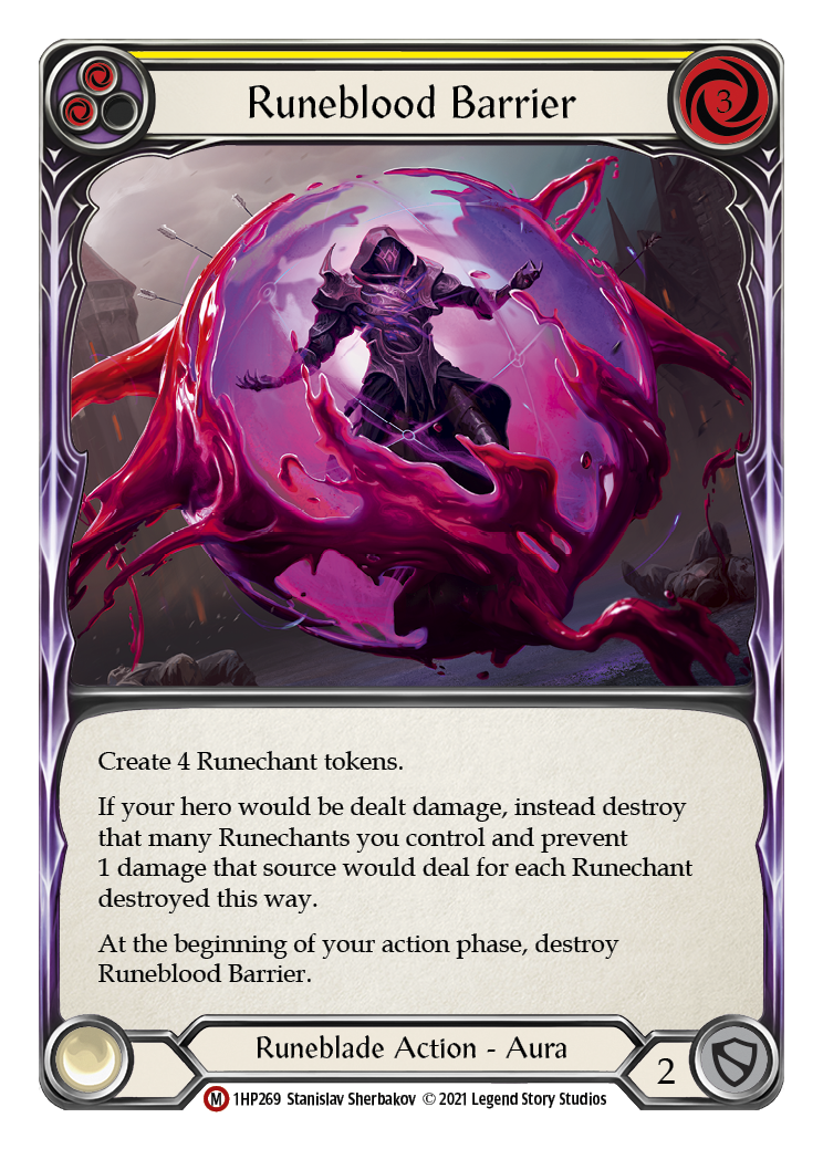 Runeblood Barrier [1HP269] (History Pack 1) | Boutique FDB TCG