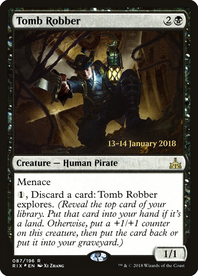 Tomb Robber [Rivals of Ixalan Prerelease Promos] | Boutique FDB TCG