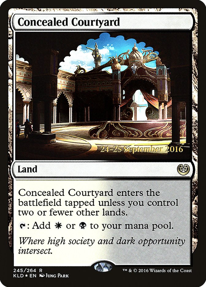 Concealed Courtyard [Kaladesh Prerelease Promos] | Boutique FDB TCG