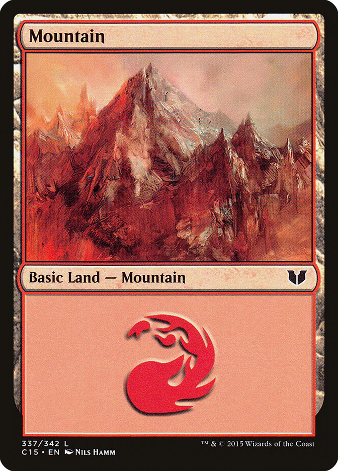 Mountain (337) [Commander 2015] | Boutique FDB TCG