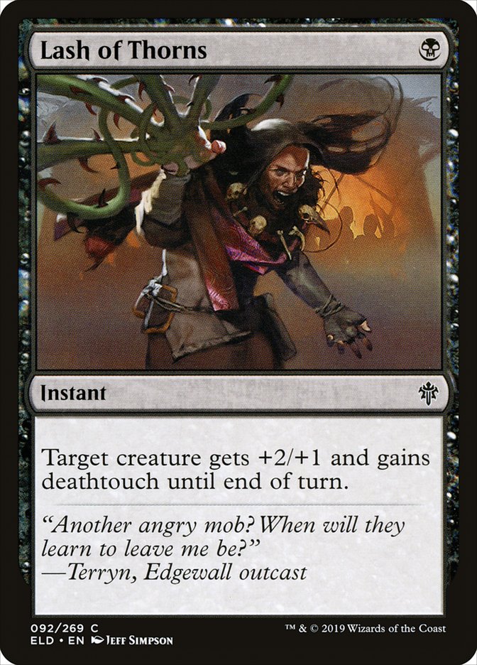 Lash of Thorns [Throne of Eldraine] | Boutique FDB TCG