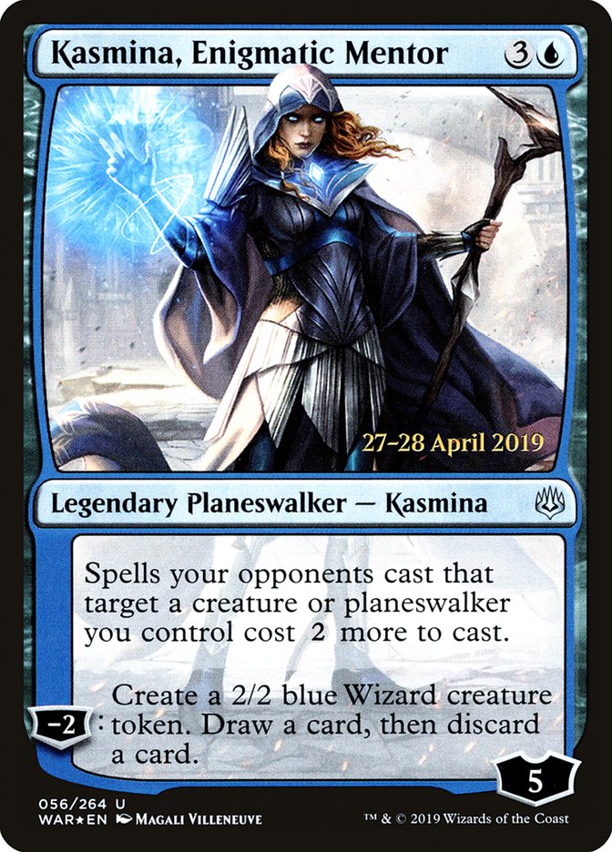 Kasmina, Enigmatic Mentor [War of the Spark Prerelease Promos] | Boutique FDB TCG