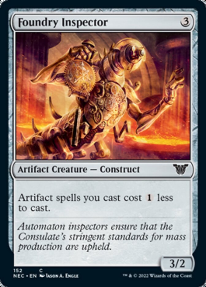 Foundry Inspector [Kamigawa: Neon Dynasty Commander] | Boutique FDB TCG