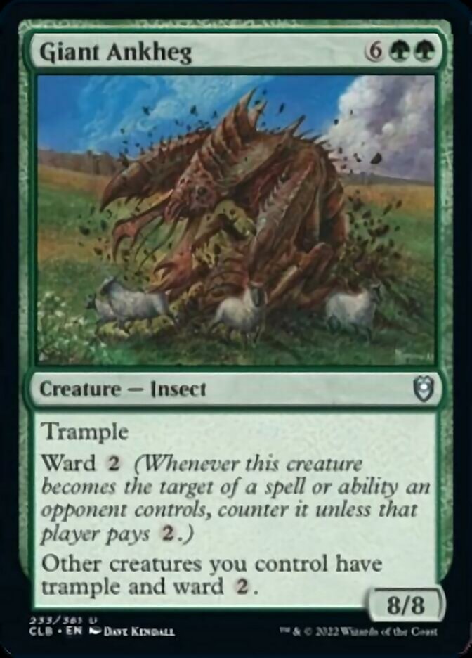 Giant Ankheg [Commander Legends: Battle for Baldur's Gate] | Boutique FDB TCG