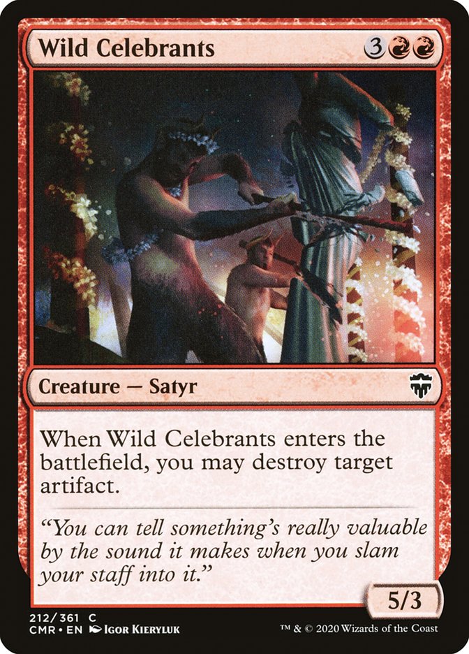 Wild Celebrants [Commander Legends] | Boutique FDB TCG