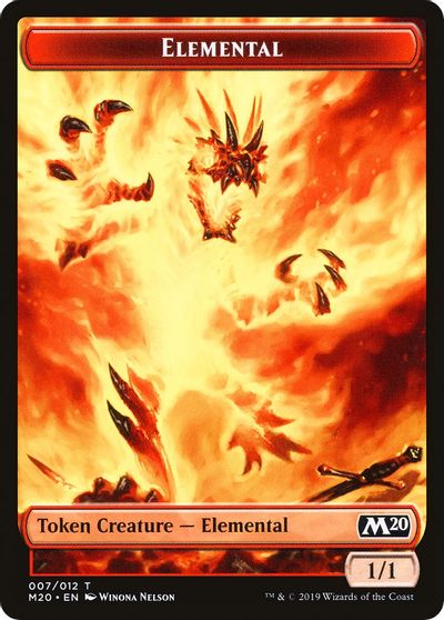 Elemental // Satyr Double-Sided Token [Challenger Decks 2020 Tokens] | Boutique FDB TCG