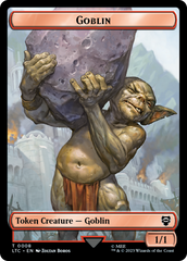 Goblin // Wraith Double-Sided Token [The Lord of the Rings: Tales of Middle-Earth Commander Tokens] | Boutique FDB TCG