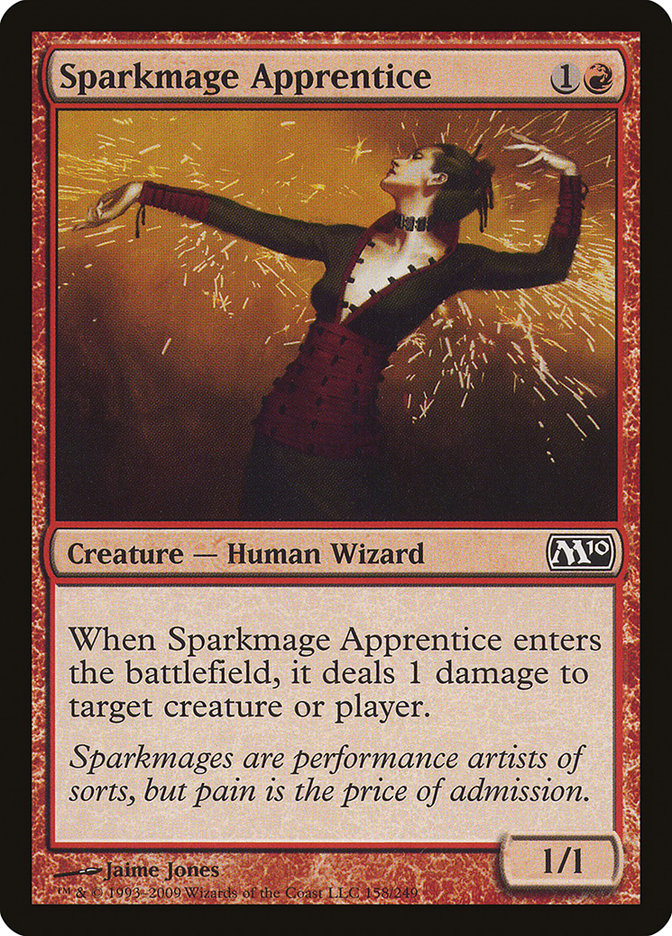 Sparkmage Apprentice [Magic 2010] | Boutique FDB TCG