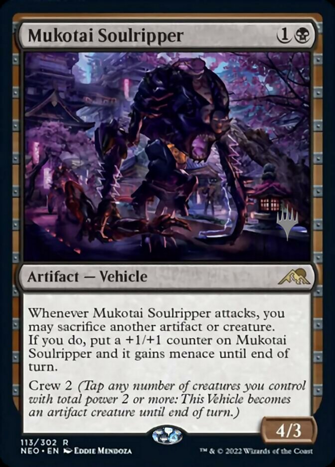 Mukotai Soulripper (Promo Pack) [Kamigawa: Neon Dynasty Promos] | Boutique FDB TCG