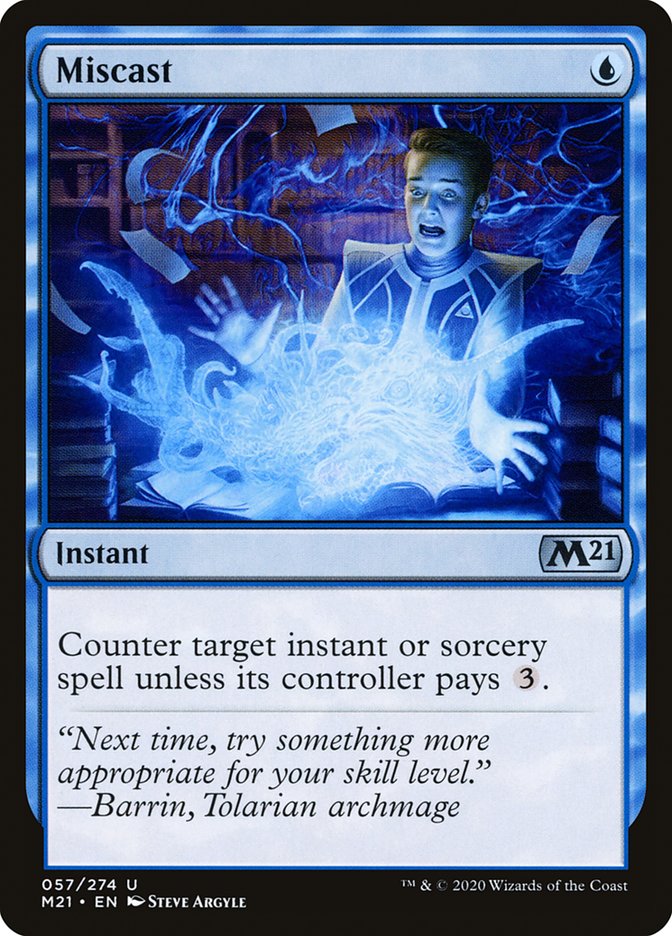 Miscast [Core Set 2021] | Boutique FDB TCG
