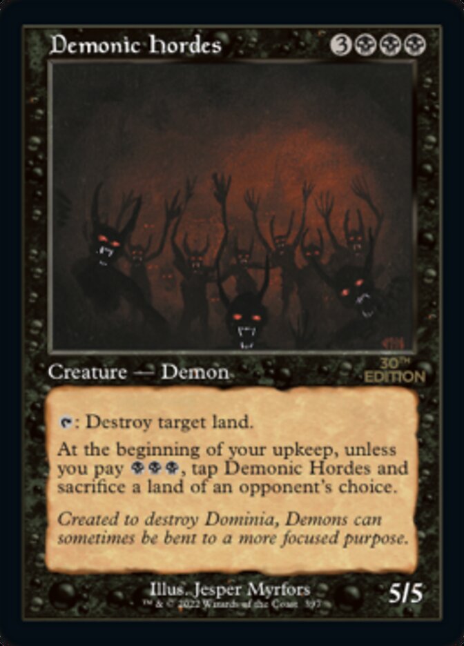 Demonic Hordes (Retro) [30th Anniversary Edition] | Boutique FDB TCG