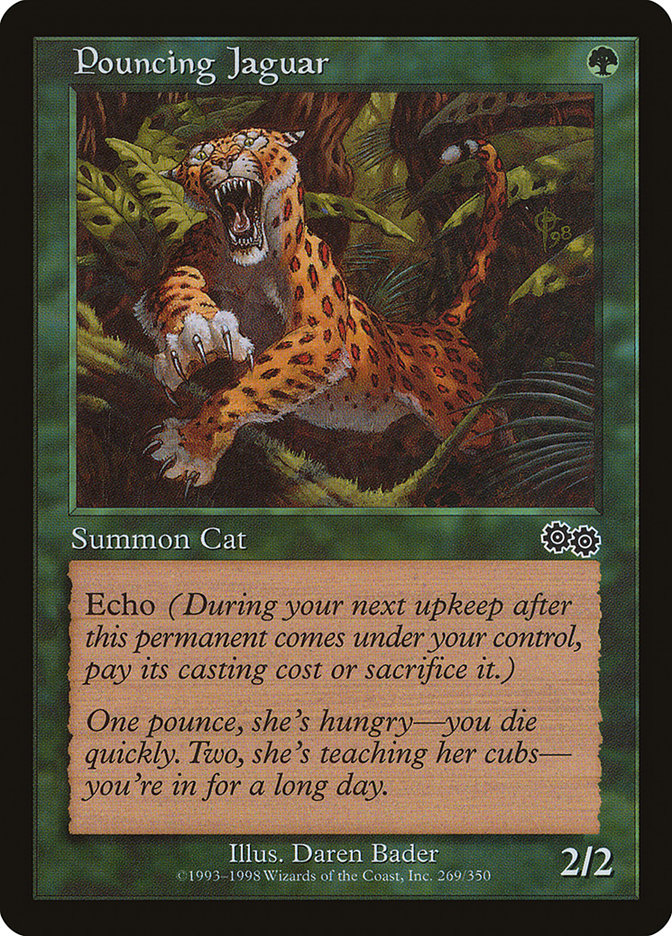 Pouncing Jaguar [Urza's Saga] | Boutique FDB TCG