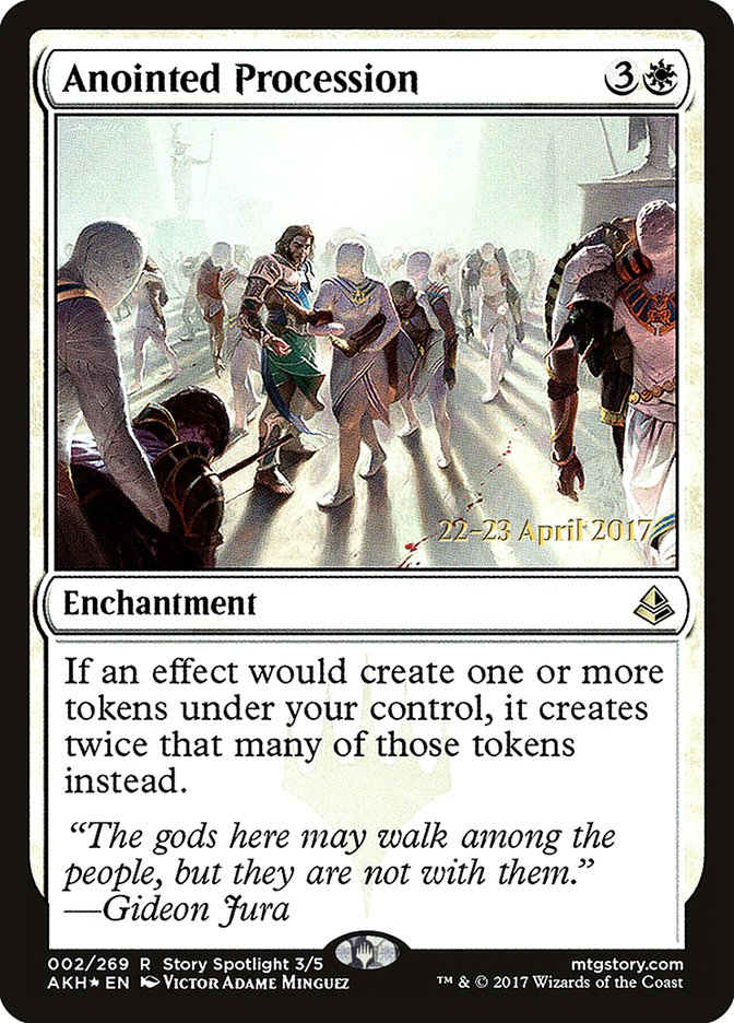 Anointed Procession [Amonkhet Prerelease Promos] | Boutique FDB TCG