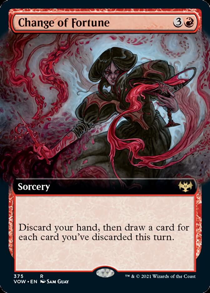 Change of Fortune (Extended Art) [Innistrad: Crimson Vow] | Boutique FDB TCG