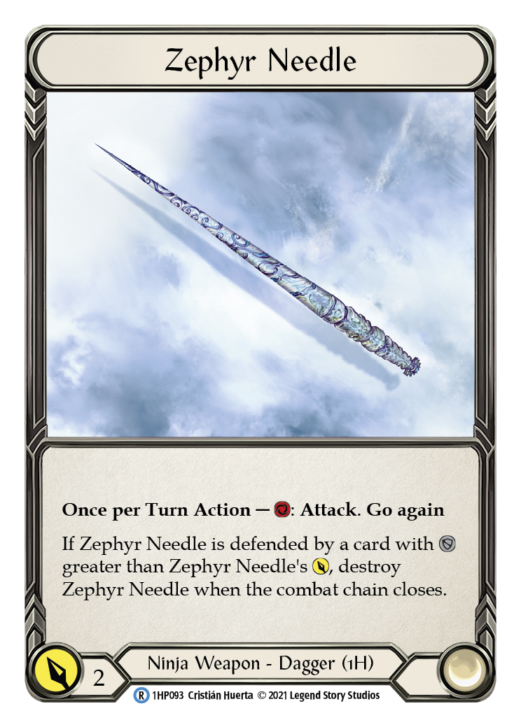 Zephyr Needle (Left) [1HP093] (History Pack 1) | Boutique FDB TCG