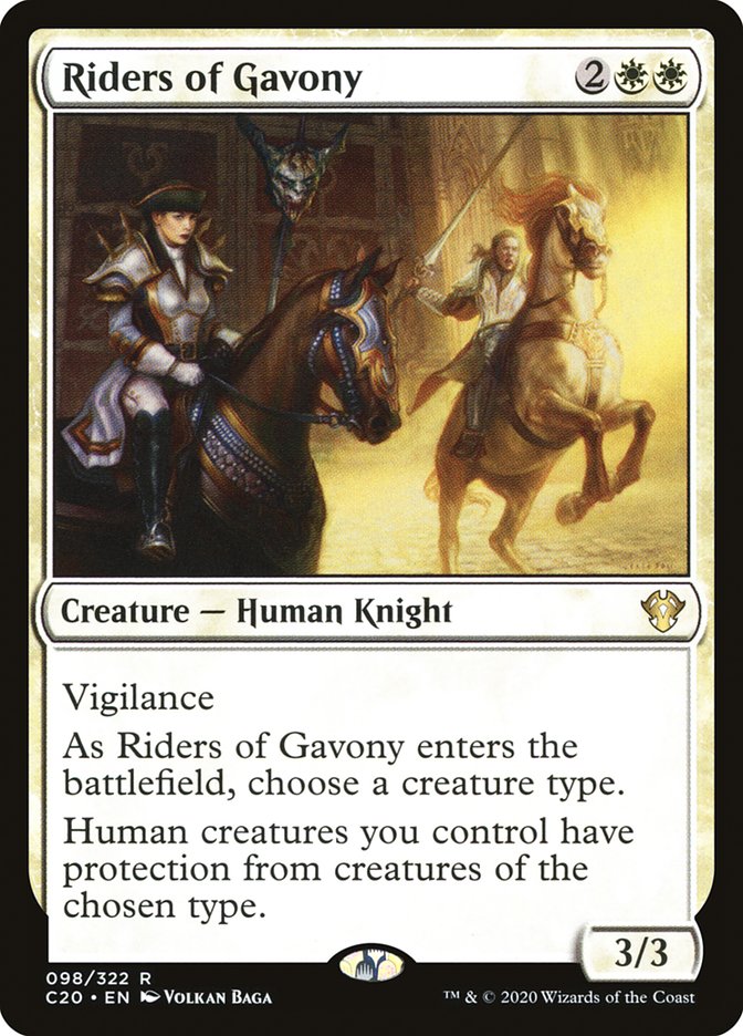 Riders of Gavony [Commander 2020] | Boutique FDB TCG