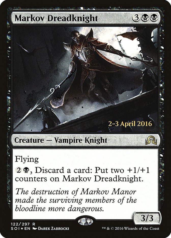 Markov Dreadknight [Shadows over Innistrad Prerelease Promos] | Boutique FDB TCG