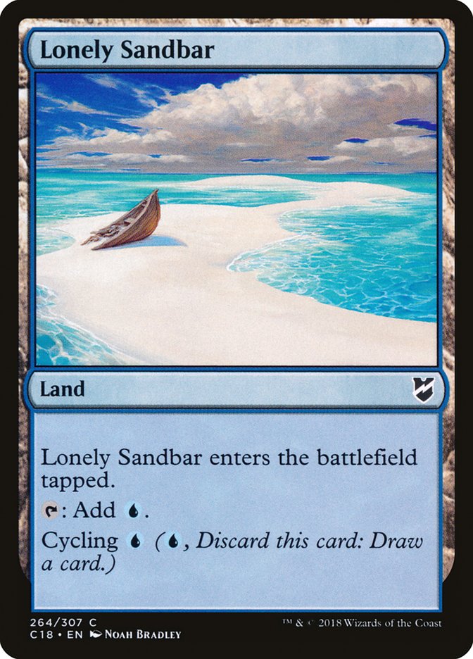 Lonely Sandbar [Commander 2018] | Boutique FDB TCG