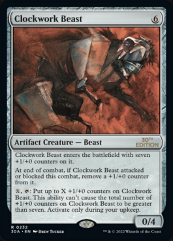 Clockwork Beast [30th Anniversary Edition] | Boutique FDB TCG