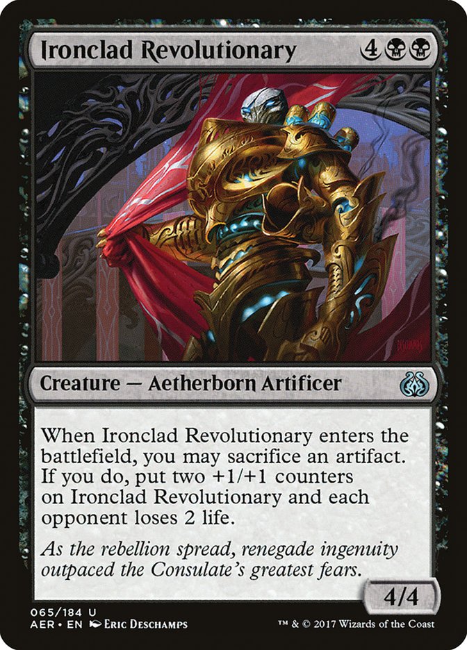 Ironclad Revolutionary [Aether Revolt] | Boutique FDB TCG