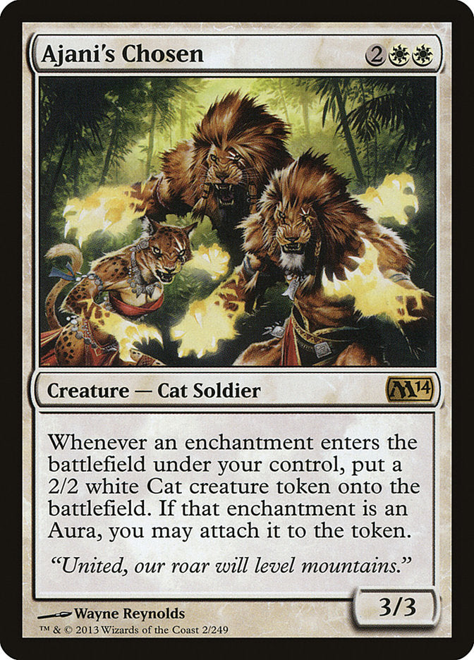 Ajani's Chosen [Magic 2014] | Boutique FDB TCG