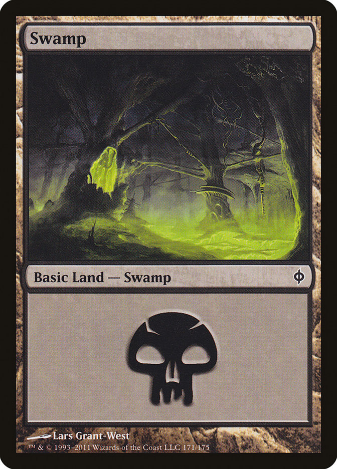 Swamp (171) [New Phyrexia] | Boutique FDB TCG