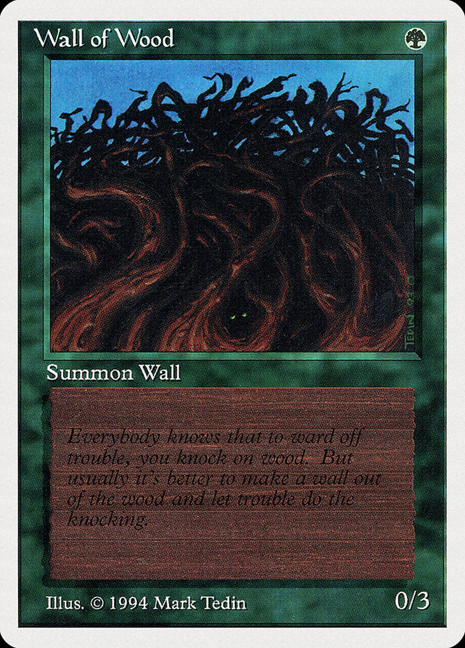 Wall of Wood [Summer Magic / Edgar] | Boutique FDB TCG