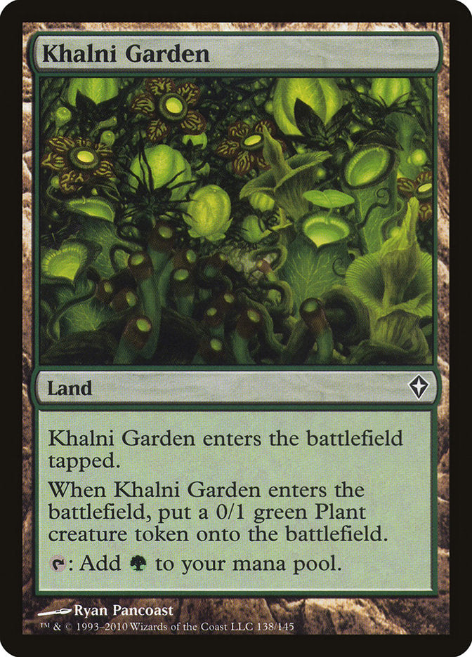 Khalni Garden [Worldwake] | Boutique FDB TCG